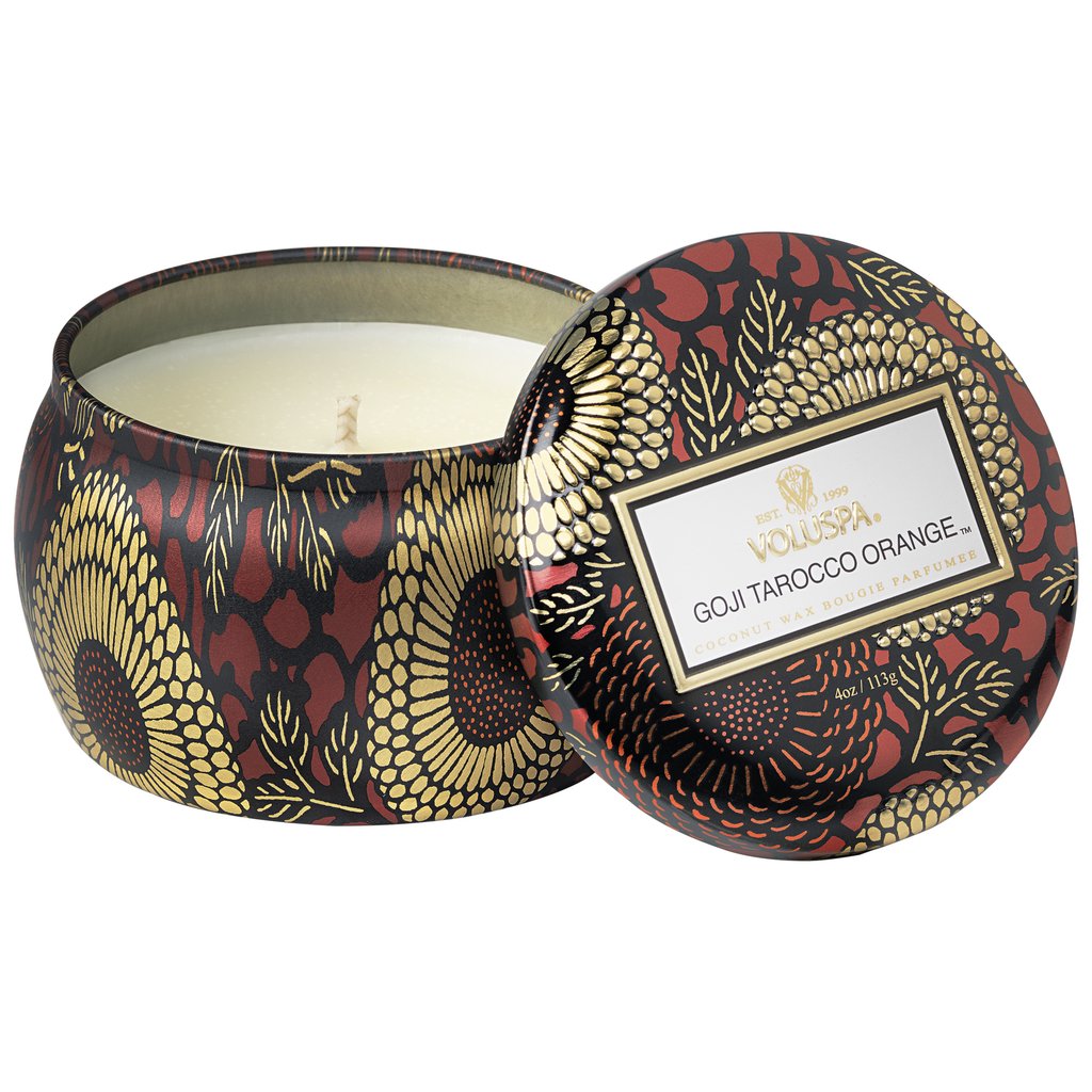 Goji Tarocco Orange Petite Tin Candle