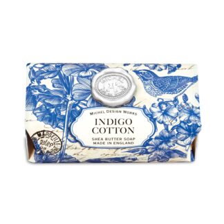 Indigo Cotton Large Bath Soap Bar